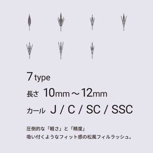 松風フィルラッシュ デザイニング7種MIX Jカール3