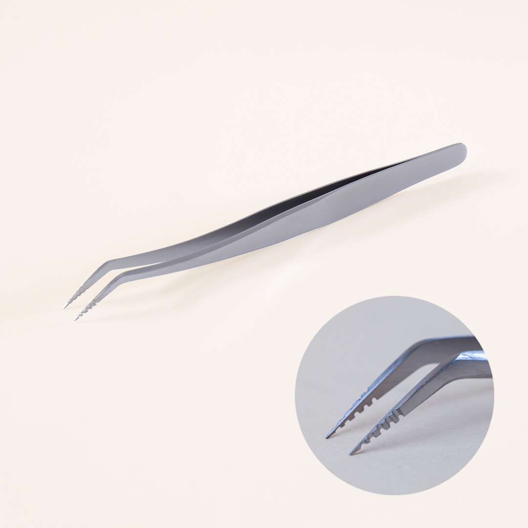 ギザギザ掻き分けスクールセーフティツイーザー(type-ss) / 日本製〈全長12.9cm〉