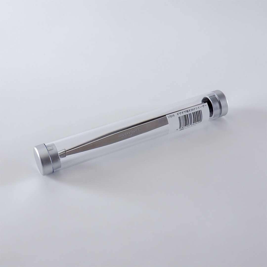 ギザギザ掻き分けツイーザー / 日本製〈全長14.0cm〉3