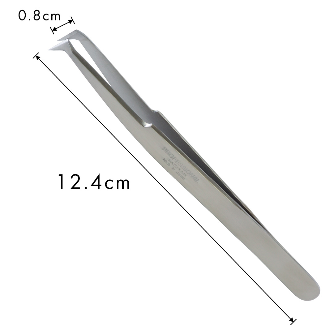 ボリュームラッシュツイーザー(type-v3) / 日本製〈全長12.4cm・刃先0.8cm〉2