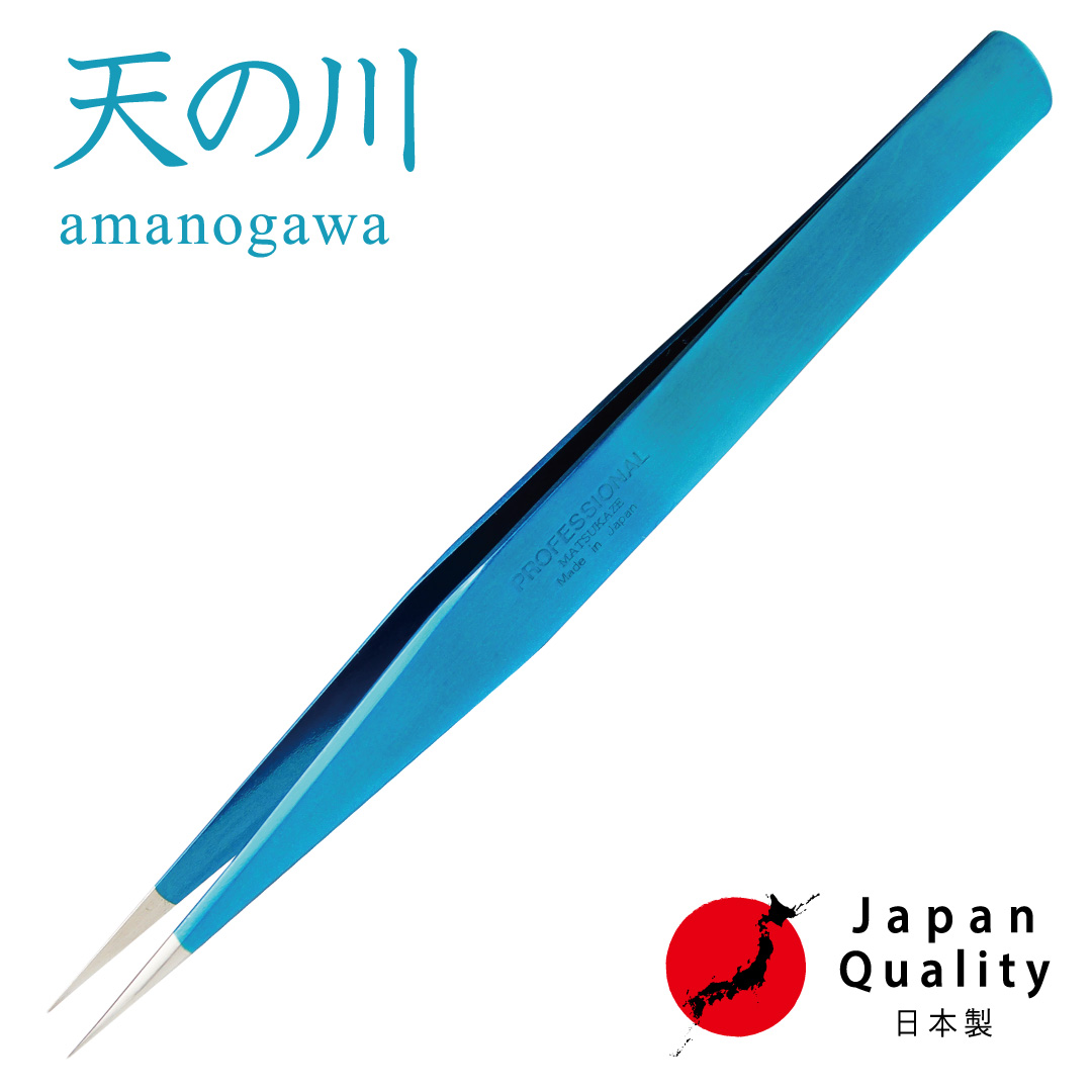 【天の川】ツイーザー(type-n) / 日本製カラーコーティング〈全長12.7cm〉1