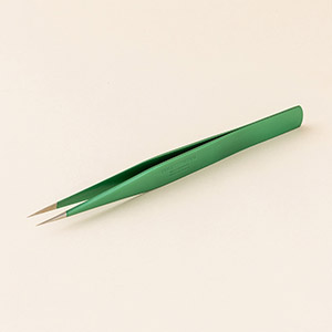 【孔雀】ツイーザー(type-n) / 日本製カラーコーティング〈全長12.7cm〉
