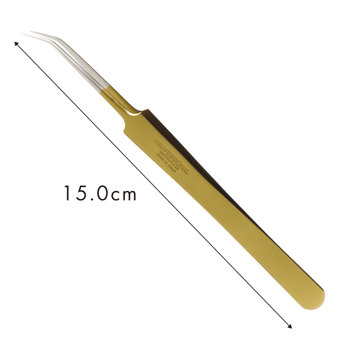【黄金】ツイーザー(type-j) / 日本製カラーコーティング〈全長15.0cm〉2