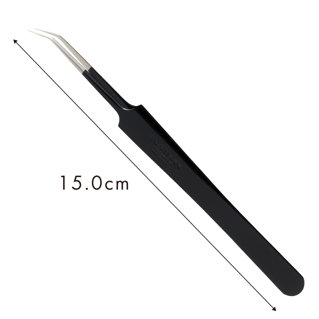 【漆黒】ツイーザー(type-j) / 日本製カラーコーティング〈全長15.0cm〉2