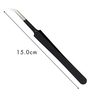 【漆黒】ツイーザー(type-j) / 日本製カラーコーティング〈全長15.0cm〉2