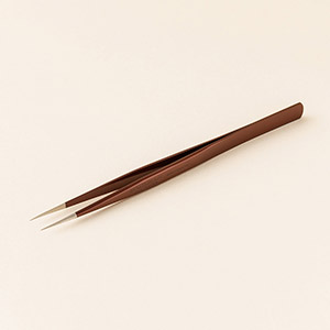 【鈴しろ】ツイーザー(type-n.slim) / 日本製カラーコーティング〈全長13.8cm〉