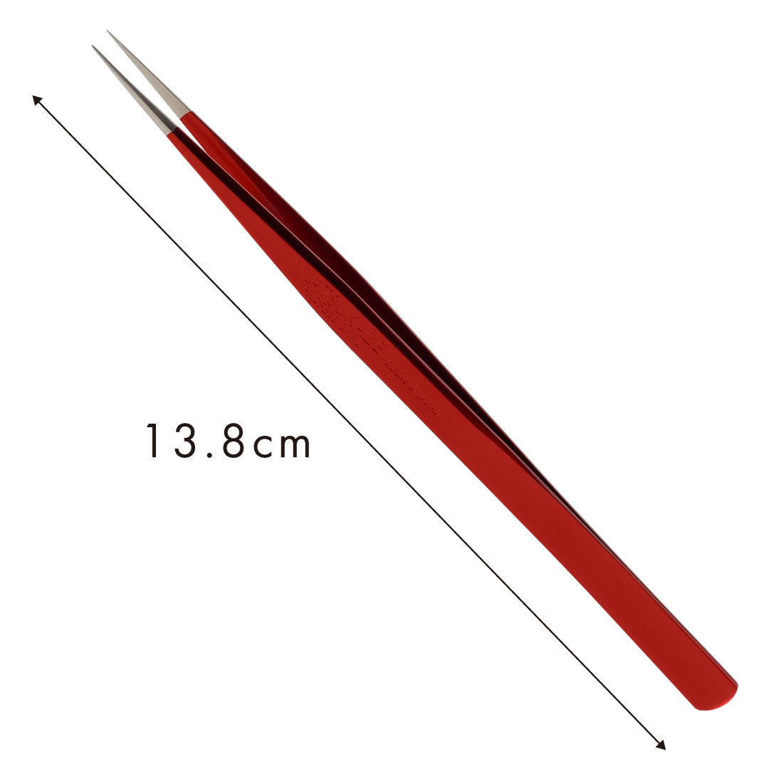 【ゆめ椿】ツイーザー(type-n.slim) / 日本製カラーコーティング〈全長13.8cm〉2