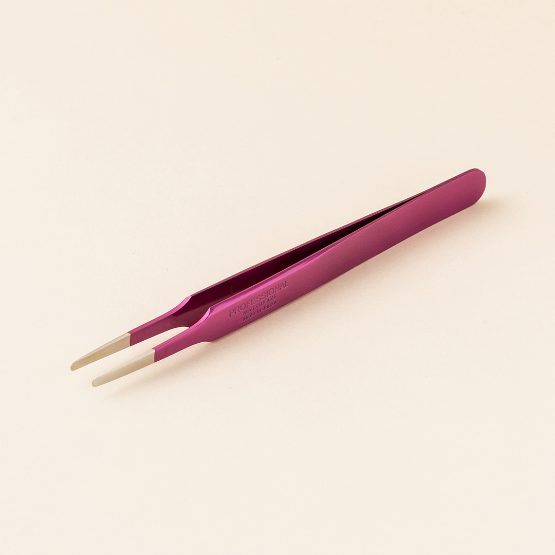【牡丹】ツイーザー(type-t) / 日本製カラーコーティング〈全長11.5cm〉