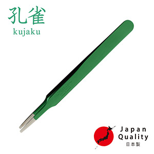 【孔雀】ツイーザー(type-t) / 日本製カラーコーティング〈全長11.5cm〉1