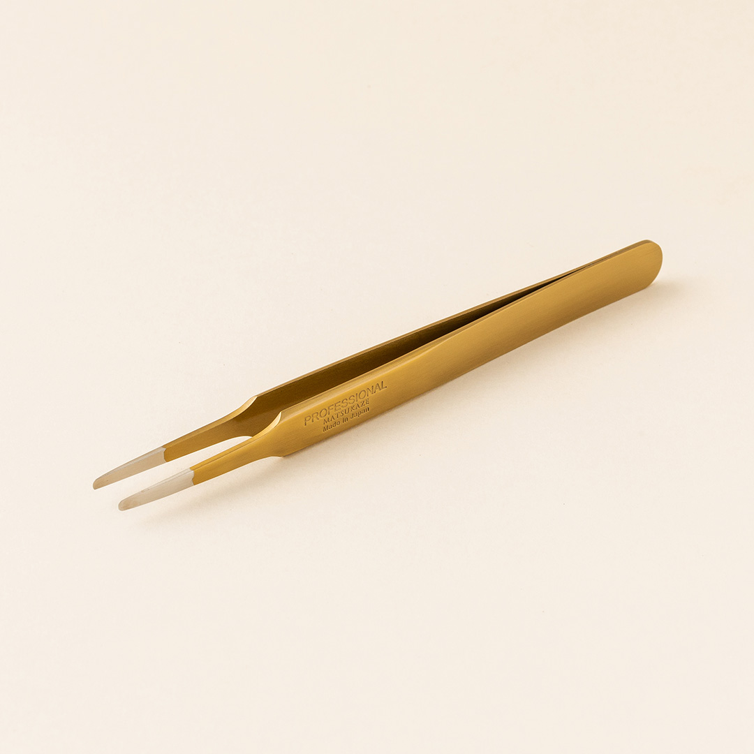 【黄金】ツイーザー(type-t) / 日本製カラーコーティング〈全長11.5cm〉