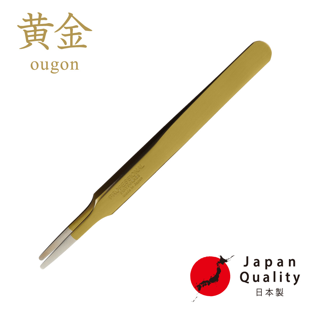 【黄金】ツイーザー(type-t) / 日本製カラーコーティング〈全長11.5cm〉1