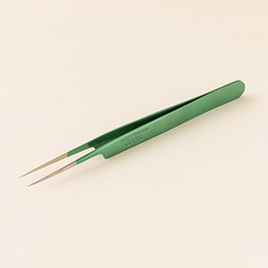 【孔雀】ツイーザー(type-a) / 日本製カラーコーティング〈全長12.5cm〉