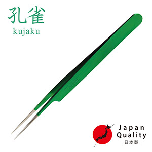 【孔雀】ツイーザー(type-a) / 日本製カラーコーティング〈全長12.5cm〉1