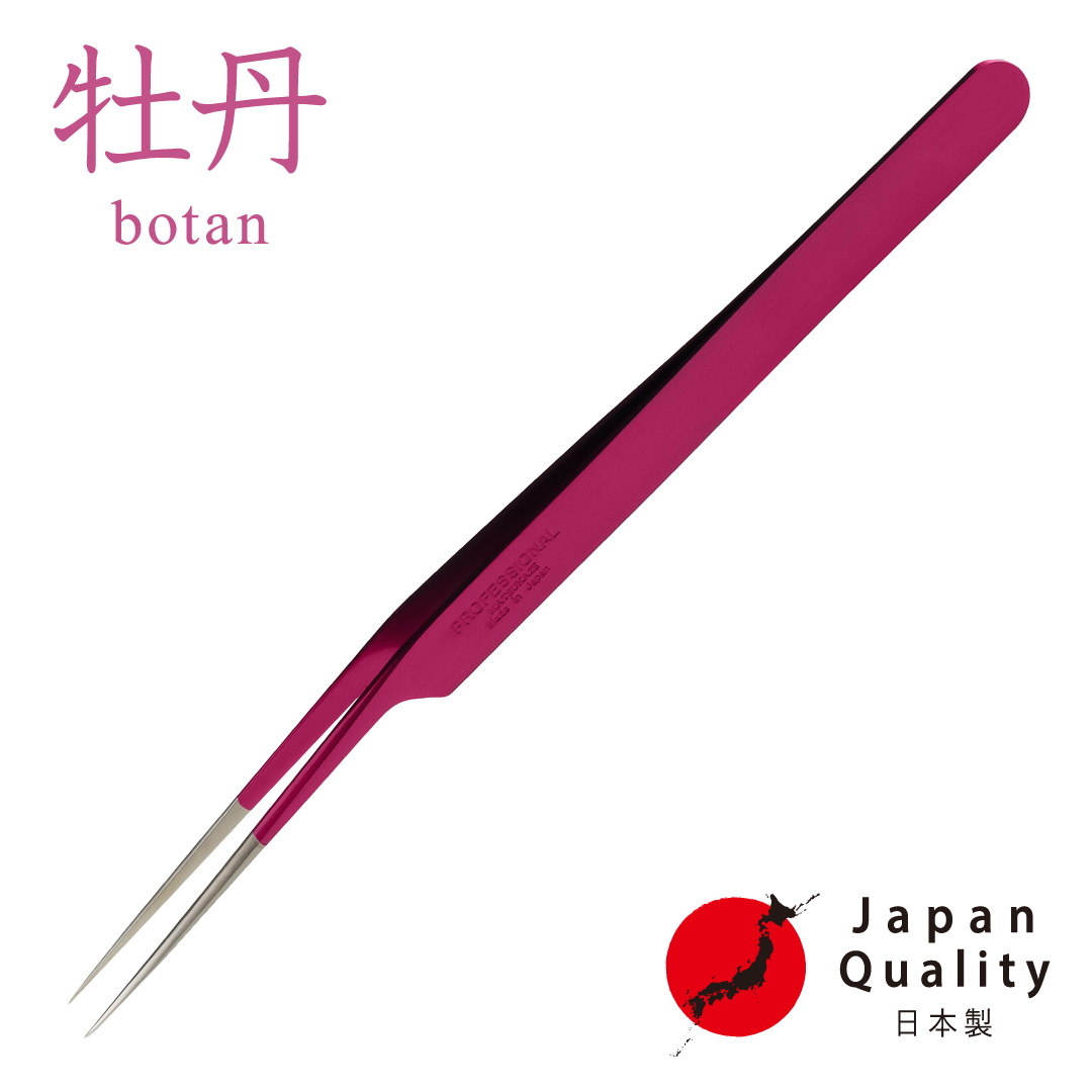 【牡丹】ツイーザー(type-a) / 日本製カラーコーティング〈全長15.9cm〉1