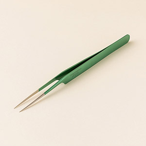 【孔雀】ツイーザー(type-a) / 日本製カラーコーティング〈全長15.9cm〉