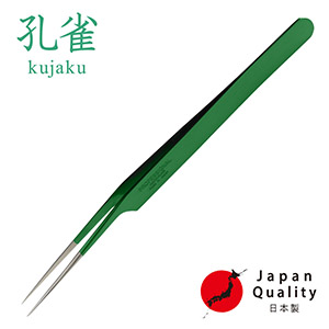 【孔雀】ツイーザー(type-a) / 日本製カラーコーティング〈全長15.9cm〉1