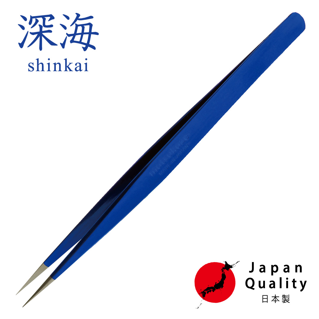 【深海】ツイーザー(type-n) / 日本製カラーコーティング〈全長13.0cm〉1