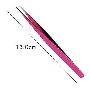 【牡丹】ツイーザー(type-n) / 日本製カラーコーティング〈全長13.0cm〉2