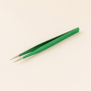 【孔雀】ツイーザー(type-n) / 日本製カラーコーティング〈全長13.0cm〉