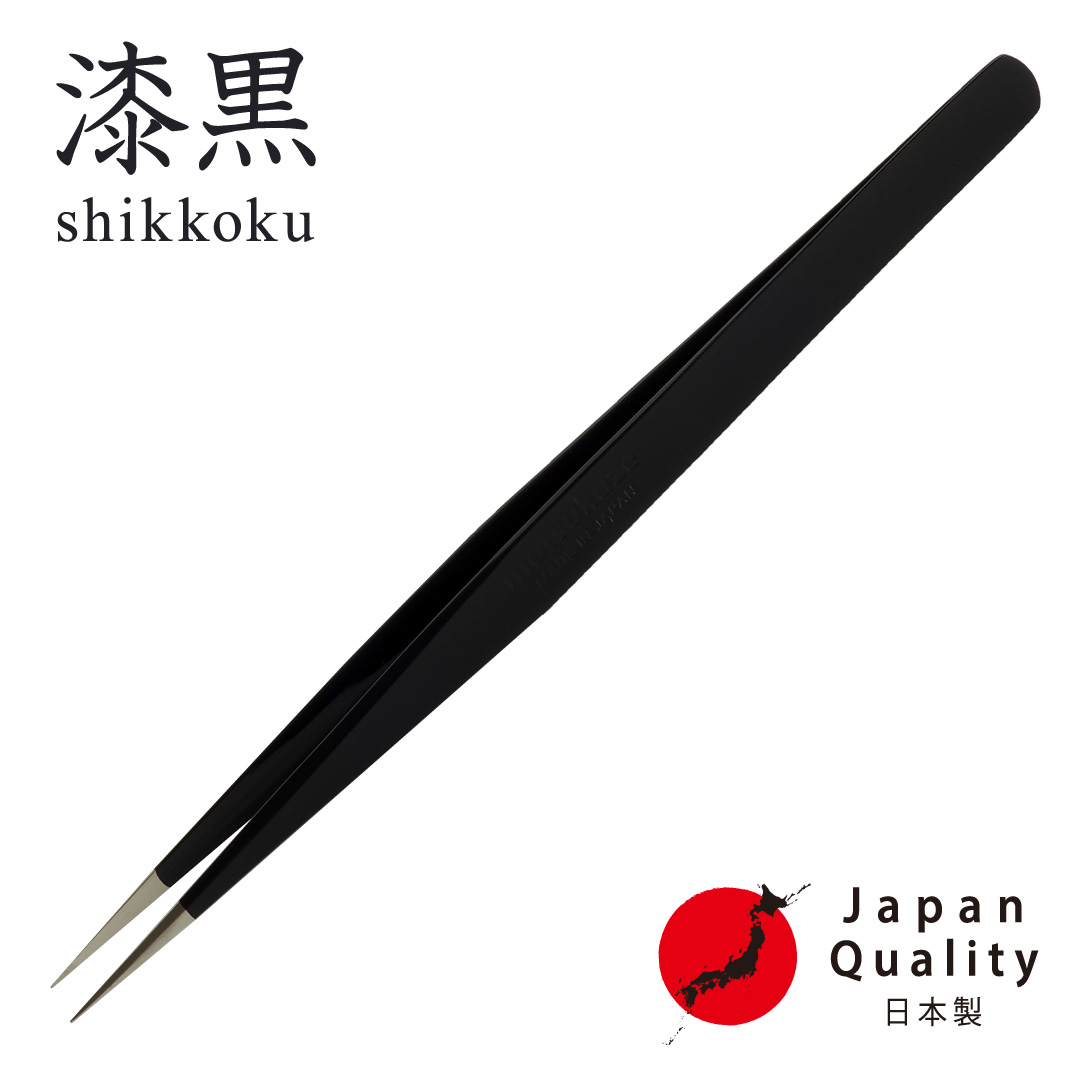 【漆黒】ツイーザー(type-n) / 日本製カラーコーティング〈全長13.0cm〉1