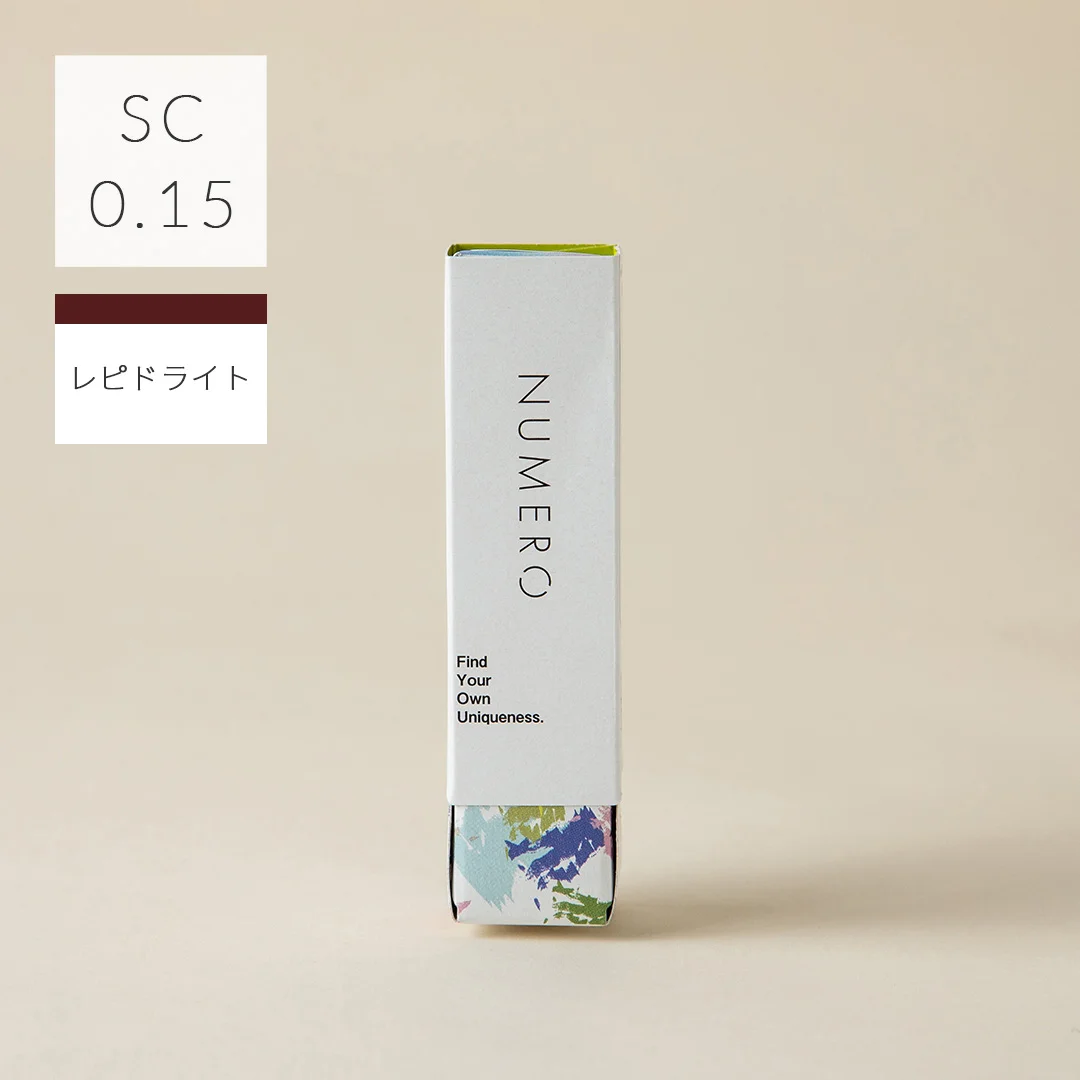 1列シート◆NUMEROフラットラッシュ カラー/レピドライト SCカール 太さ0.15mm 7mm