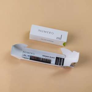 1列シート◆NUMEROフラットラッシュ カラー/オレンジブラック SCカール 太さ0.15mm 7mm1