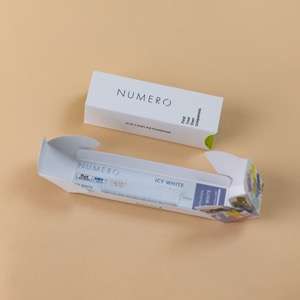 1列シート◆NUMEROフラットラッシュ カラー/アイシーホワイト SCカール 太さ0.15mm 7mm1