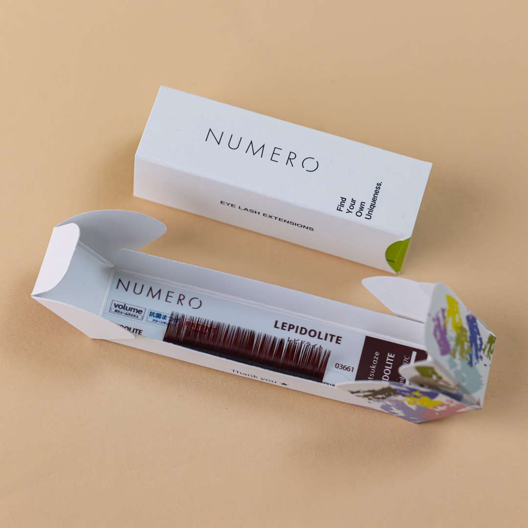 1列シート◆NUMEROボリュームラッシュ/レピドライト Cカール 太さ0.07mm 7mm1