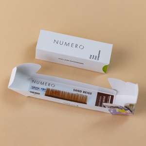 1列シート◆NUMEROボリュームラッシュ/サンドベージュ Cカール 太さ0.07mm 7mm1