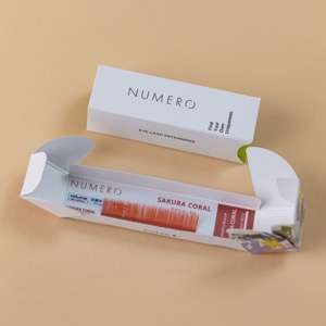 1列シート◆NUMEROボリュームラッシュ/サクラコーラル SCカール 太さ0.07mm 7mm1