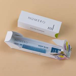 1列シート◆NUMEROボリュームラッシュ/ドロップブルー Cカール 太さ0.07mm 7mm1