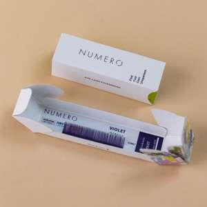 1列シート◆NUMEROボリュームラッシュ/バイオレット Cカール 太さ0.07mm 7mm1