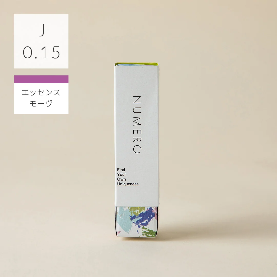 1列シート◆NUMEROフラットラッシュ カラー/エッセンスモーヴ Jカール 太さ0.15mm 7mm