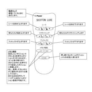【昇降機能付き】電動ラウンジチェア SHIFFON LUXE(グレージュ)14