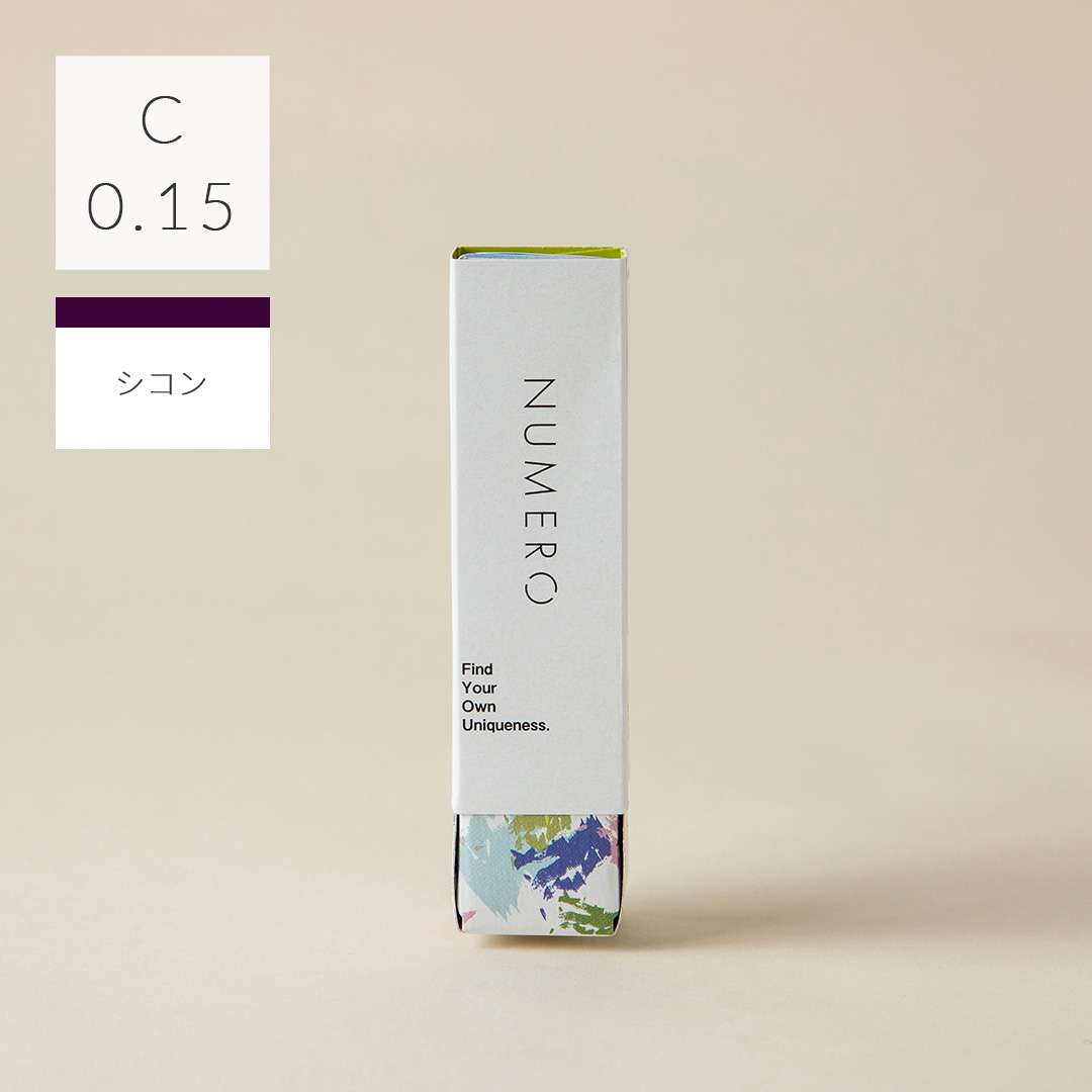 1列シート◆NUMEROフラットラッシュ マットカラー/シコン Cカール 太さ0.15mm 7mm