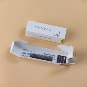 1列シート◆NUMEROフラットラッシュ マットカラー/モスグレージュ Cカール 太さ0.15mm 7mm1