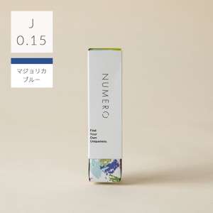 1列シート◆NUMEROフラットラッシュ マットカラー/マジョリカブルー Jカール 太さ0.15mm