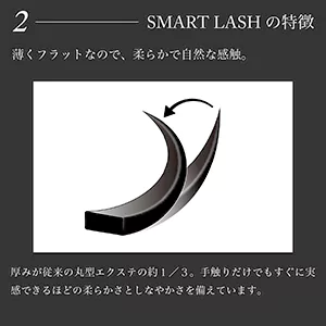 NUMEROフラットラッシュ マットカラー/ロゼ Cカール 太さ0.15mm 9mm6